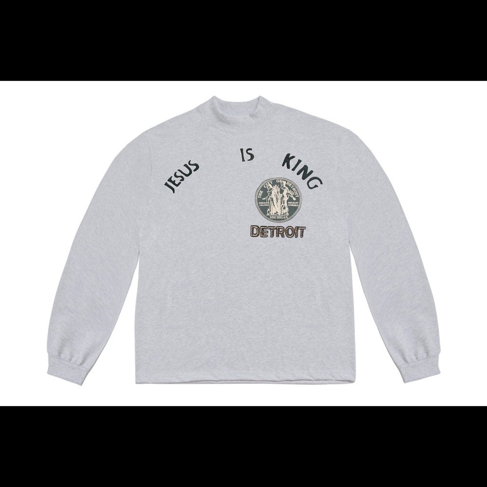 Jesus is King Detroit Long Sleeve T- Shirt